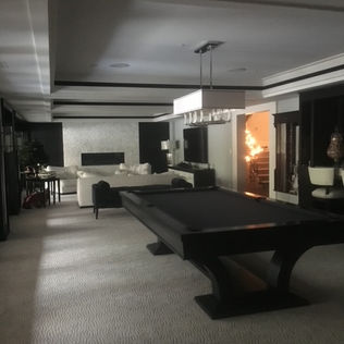 Luxury open-concept living room renovation in Guelph, Ontario