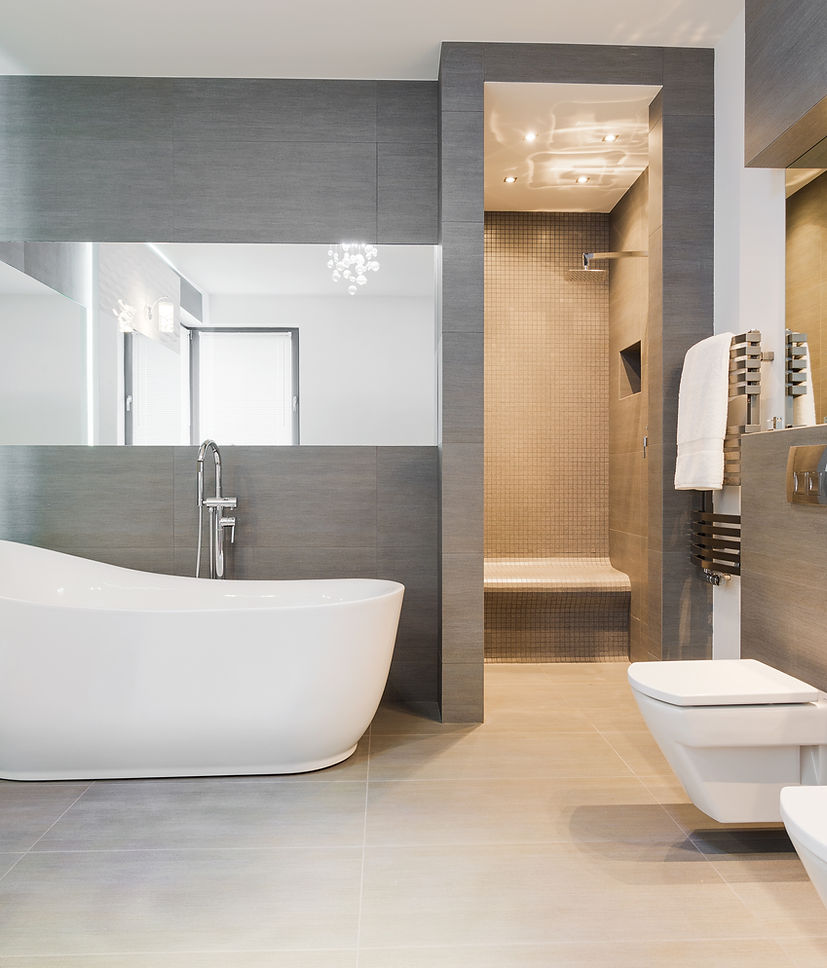 Custom bathroom renovation